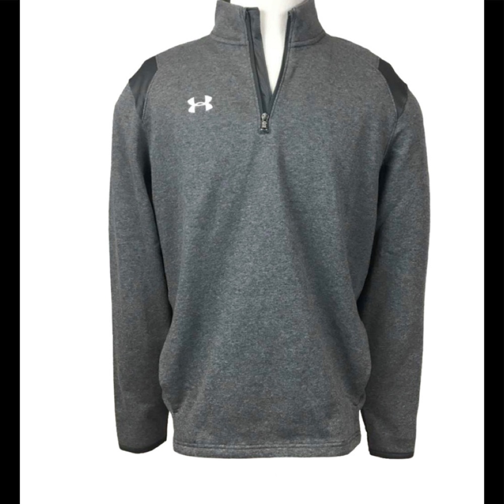 Under Armour Carbon Heather Hustle Fleece 1/4 Zip